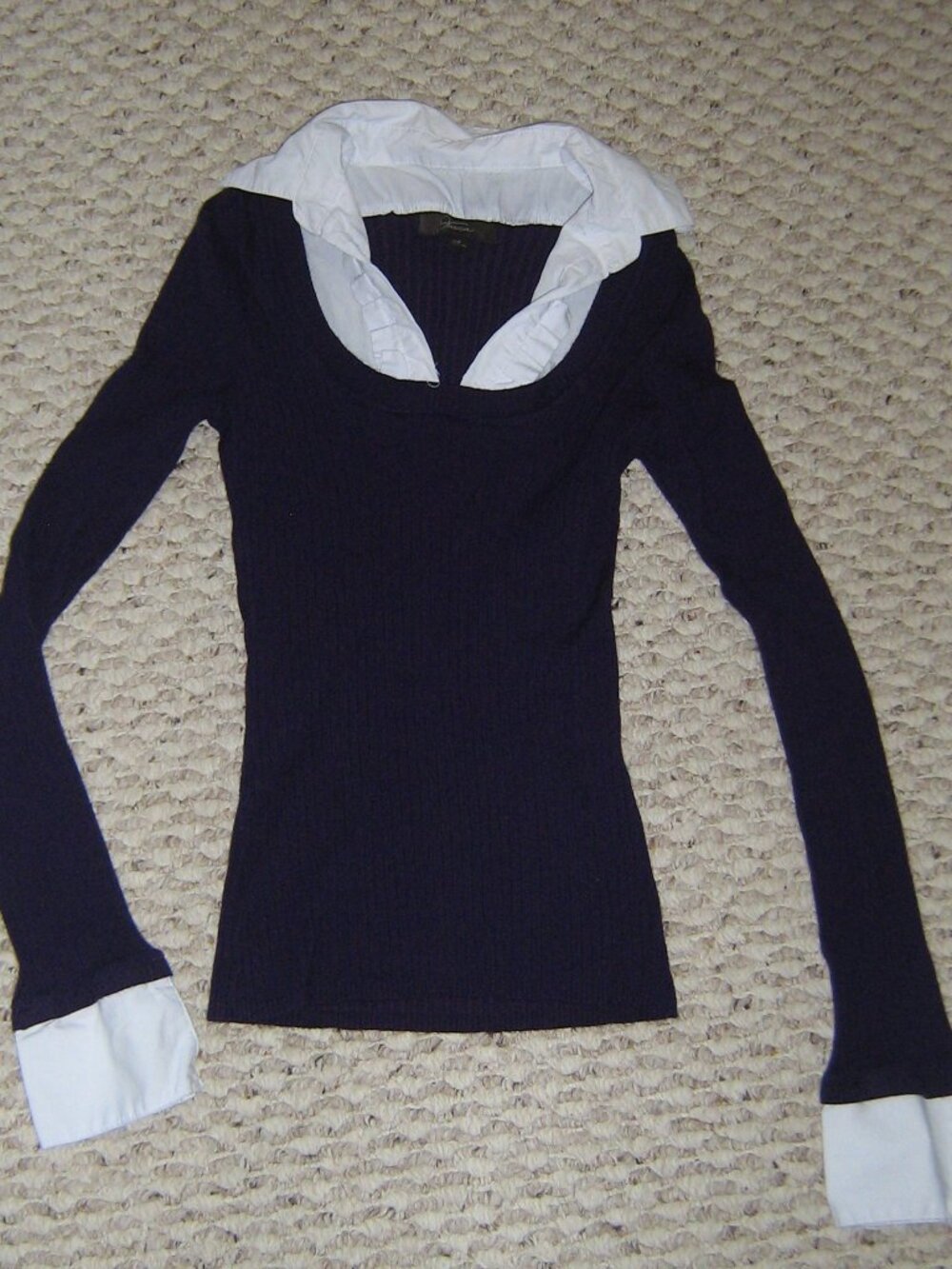 y2k ribbed sweater